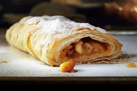 Strudel di mele con pasta sfoglia